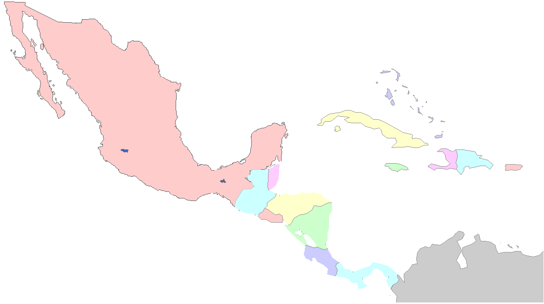 Mexico, Central America and Caribbean